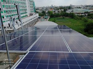 Công trình điện năng lượng mặt trời công suất 8.58kwp khách sạn Japan Dĩ An