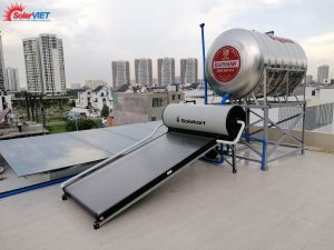 Solahart Sunheat 150L – Dòng nước nóng năng lượng mặt trời tiêu chuẩn Úc phù hợp cho gia đình Việt.